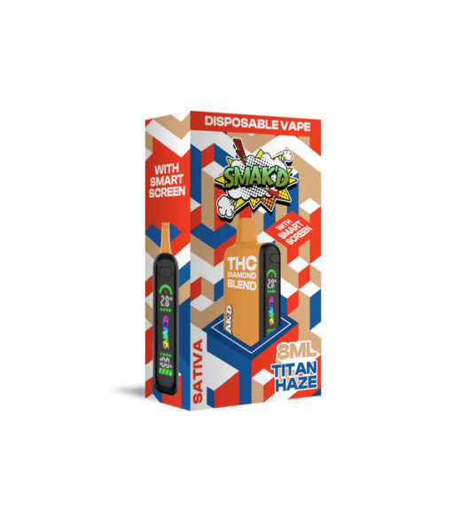 Disposable 8ml SMAK'D THC Diamond Blend| Tatan Haze