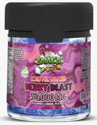 TKO Smak’d Exotic Blend Delta 8 THC Infused Gummies